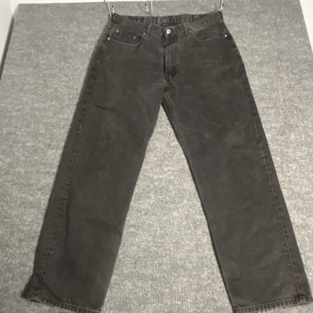 Levi's 550™ Relaxed Fit Men's W38 L34‎ Black 100% Cotton Jeans